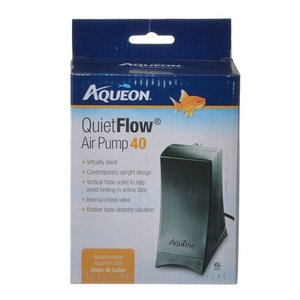 lot 35456 image: Aqueon QuietFlow Air Pump Air Pump 40 - (Up to 40 Gallon Aquariums)
