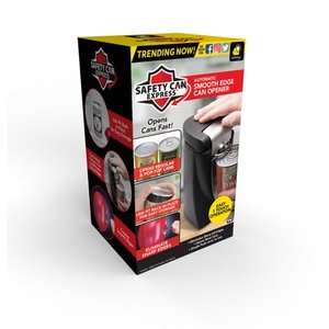lot 35589 image: Bulbhead Safety Can Express Black ABS Electric Can Opener
