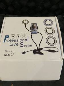 lot 35615 image: Professional Live Steam LightPhone Stand - Black
