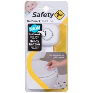 lot 35640 image: Safety 1st - OutSmart�� Toilet Lock - White