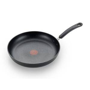 lot 35643 image: T-fal, Advanced with Titanium Advanced Nonstick, C56105, Metal Utensil Safe, Dishwasher Safe Cookware, 10.5 Fry Pan, Black