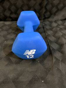 lot 35644 image: New Balance - 12 Pound Dumbbell Weight