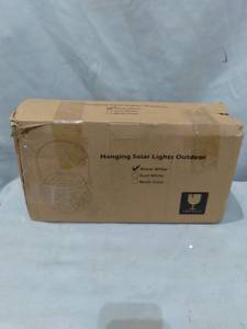 lot 35738 image: 8PACK SOLAR HANGING LIGHTS, OUTDOOR, WARM WHITE