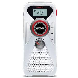 lot 35757 image: ETON ARCFRX2WXW Portable Weather Radio,White,AMFM,NOAA