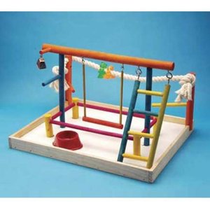 lot 36006 image: WOOD BIRD PLAY PEN-L