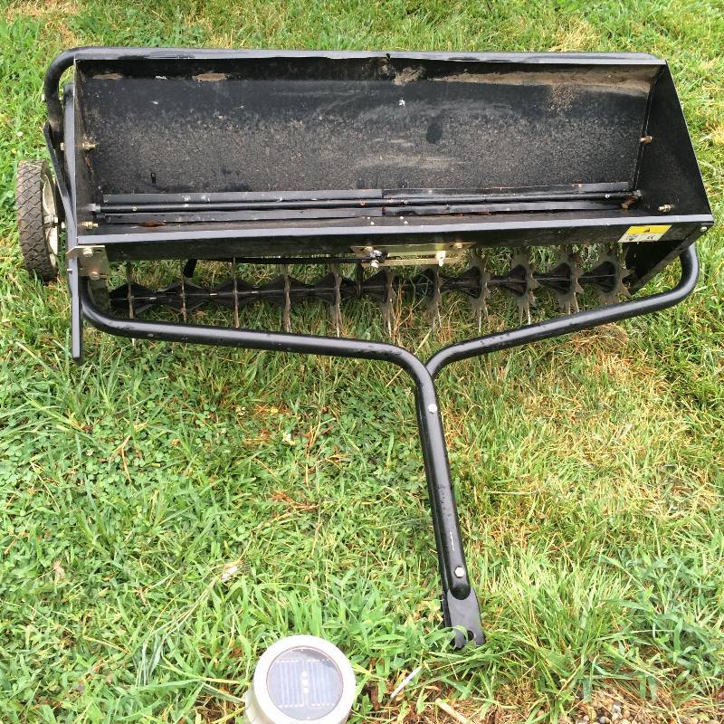 lot 2013 image: Tow behind spike aerator