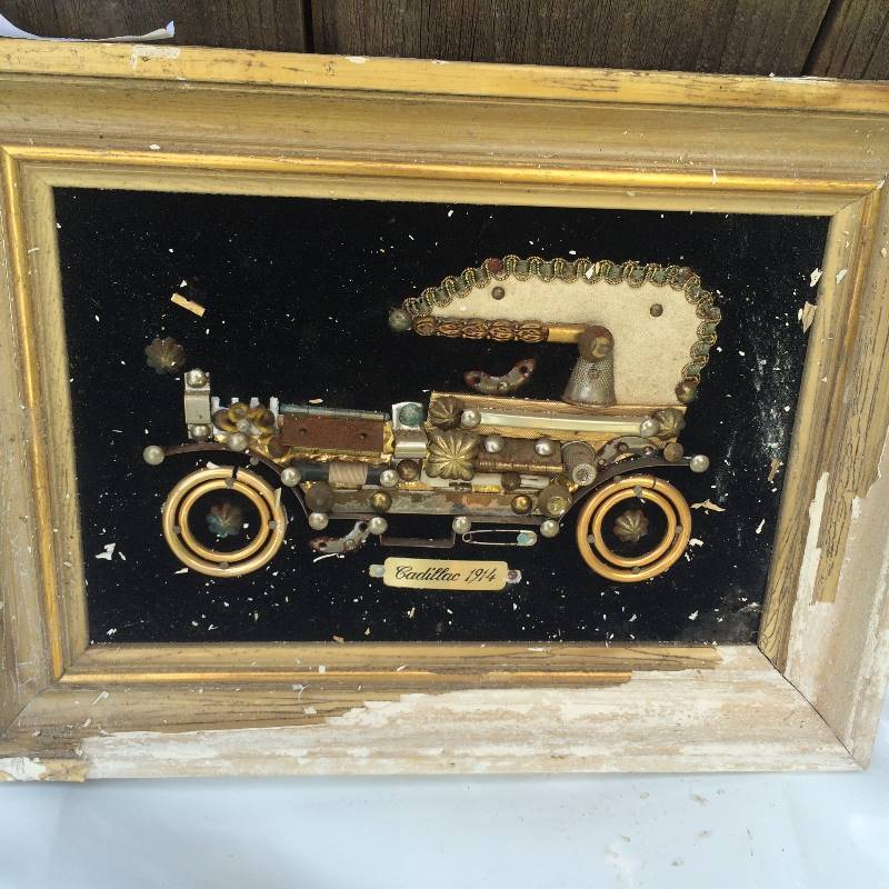 lot 1049 image: Vintage car picture very unique