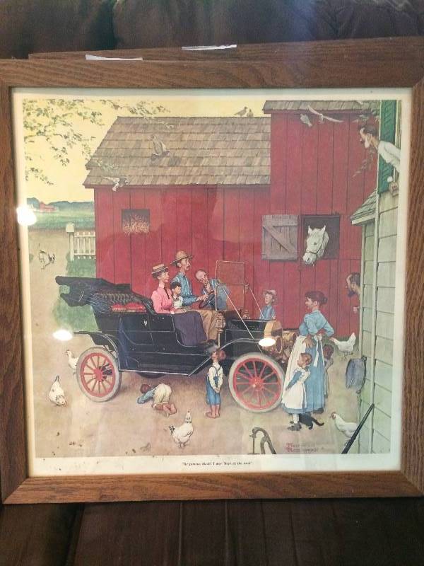 lot 182 image: Norman Rockwell picture