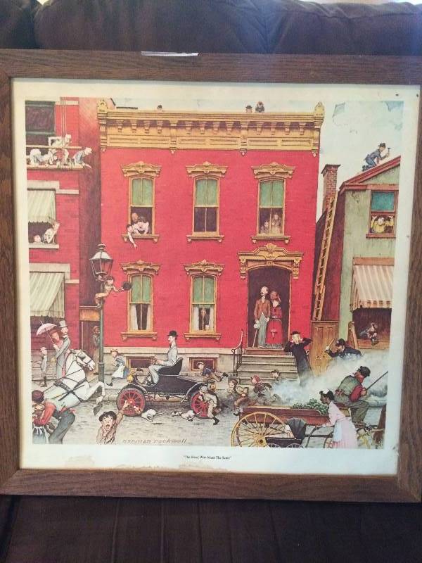 lot 185 image: Norman Rockwell picture