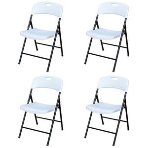 lot 2007 image: Plastic Folding Chairs