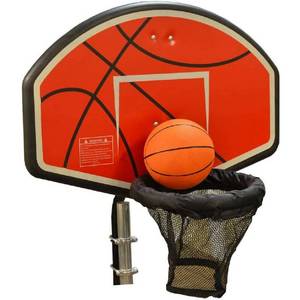lot 2174 image: Trampoline Basketball Hoop