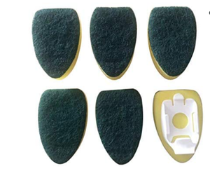 lot 2794 image: Carockoo Heavy Duty Sponge Top Replacement Soap Dish Wand Sponge Refills for Kitchen Cleaning