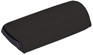lot 2830 image: Bolster Pillow Neck �� Durable Massage Bolster, 100% PU Upholstery incl. Strap HandleProfessional Quality for Massage TablesBack Pain Relief, Black with massage ball varies from stock photo