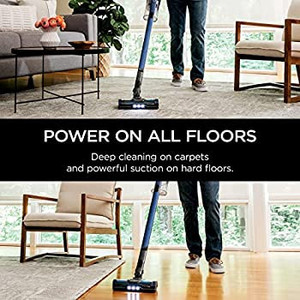 lot 2836 image: Shark Pro Lightweight Cordless Stick Vacuum with PowerFins and Self-Cleaning Brushroll - IZ531H