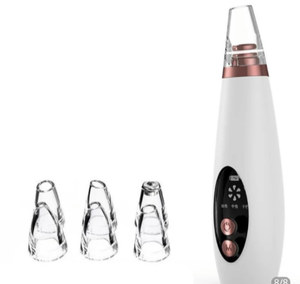 lot 5685 image: Blackhead Remover Face Pore Vacuum Skin Care Acne Pore Cleaner Pimple Removal Vacuum Suction Tools USB Rechargeable