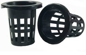 lot 5715 image: 2 Inch Garden Plastic Net Cups Pots,Round Heavy Duty Net Cups Pots for Hydroponics Aquaponics Orchids - 20 Pack