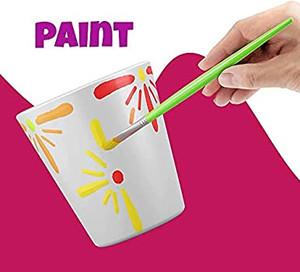lot 5719 image: Paint & Plant Stoneware Flower Gardening Kit - Gifts for Girls & Boys Ages 4-12 - Kids Arts & Crafts Project Science Birthday Gift, STEM Activity for Age 4, 5, 6, 7, 8, 9, 10, 11 & 12 Year Old