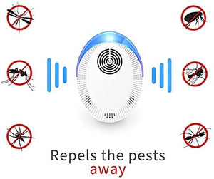 lot 6063 image: Okutani Ultrasonic Pest Repeller, 6 Packs, Electronic Indoor Pest Repellent Plug in for Insects, Pest Control for Living Room, Garage, Office, Hotel