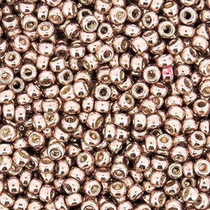 lot 6068 image: 7 pack of gold, rose gold, and silver beads