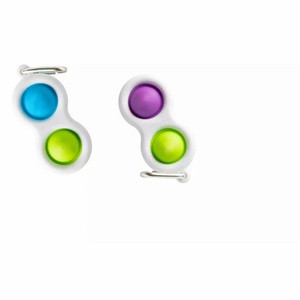 lot 6872 image: Link Simple Dimple 2 Button Bubble Popper Anti-Stress Pressure Relief Toy 2 Pack