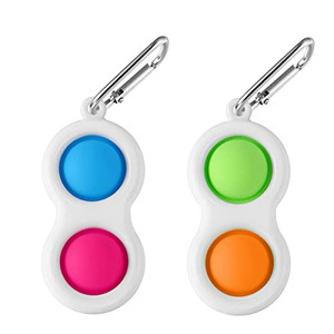 lot 6875 image: 2Pack Simple Dimple Fidget Toy, Popper Fidget Toy Simple Dimple