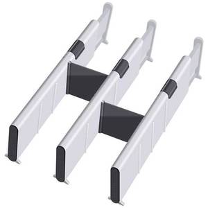 lot 6880 image: Adjustable Drawer Dividers Organizers - Expandable Drawer Organization Separators for Kitchen, Dresser, Bedroom,3-Pack