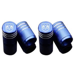 lot 6886 image: EVPRO Valve Stem Caps for Dodge Ram Car Tire Decorative Accessories GOLD (4 Pack) Product is gold color not blue