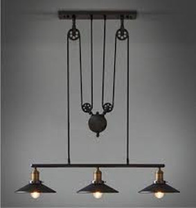 lot 6901 image: Pulley System Light for dining room living room