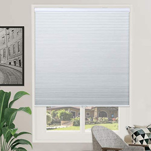 lot 6909 image: Grandekor Blackout Cellular Shades Single Cell Cordless Room Darkening Shade for Windows