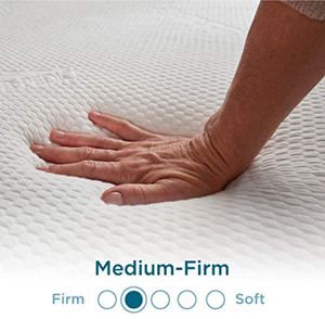 lot 6928 image: Tempur-Pedic TEMPUR Supreme 3-Inch Mattress Topper, Medium Firm, Queen, White