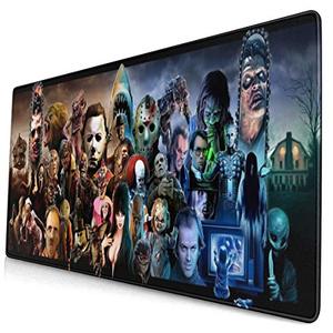 lot 6939 image: Chucky Horror Halloween Movie Mouse Pad Large Gaming Mouse Pads Mat Extended Size Mousepad for Computer Desktop PC Laptop Keyboard Pad Desk Pad with Anti-Slip Rubber Mat Base