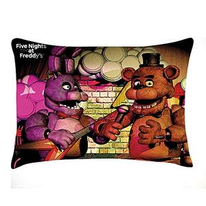 lot 6941 image: heizifang FNAF Five Nights at Freddys Pillow Case Pillow Cushion Cover 20x30 Inches