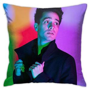 lot 6957 image: NFEMNEO Pani-c-at The-Di-SCO Throw Pillow Cover Decorative Sofa Square Cushion Pillowcases 18x18 Inch