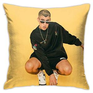lot 6960 image: NFEMNEO Bad 2019 Bunny Throw Pillow Cover Decorative Sofa Square Cushion Pillowcases 18x18 Inch