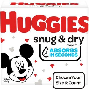 lot 6975 image: Huggies Snug & Dry Baby Diapers, Size 6, 124 Ct, One Month Supply