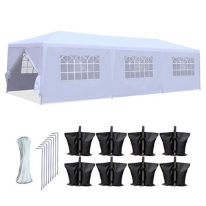 lot 7000 image: Party Tent Commercial Instant Shelter with 4 walls