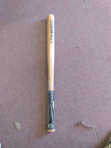 lot 7014 image: Champkey 29 Baseball Bat with Tape