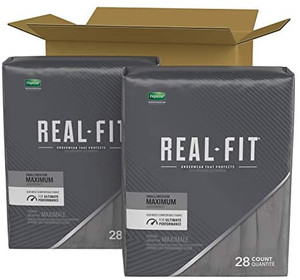 lot 7048 image: Depend Real Fit Incontinence Underwear for Men, Maximum Absorbency, Disposable, SmallMedium, Grey, 56 Count Packaging May Vary