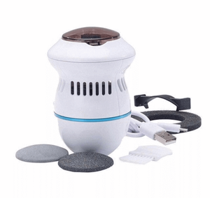 lot 7063 image: Foot File and Callus Remover With Built-In Vacuum Red