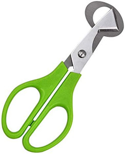 lot 7088 image: Brand Everenty 4.7 out of 5 stars  54Reviews Pigeon Bird Quail Egg Cutter Tool Quail Egg Scissors Opener Cracker Stainless Steel Blade Kitchen Tool Clipper Green 1 Pack