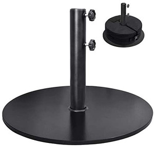 lot 9629 image: EliteShade Up to 140 lbs Round Umbrella Base Steel Plate