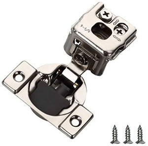 lot 9639 image: FURNIWARE 20 Pieces Soft Closing Cabinet Hinges