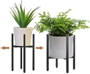 lot 9644 image: 2 Pack Metal Plant Stand