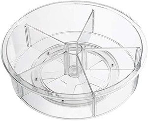 lot 9650 image: FIRJOY Lazy Susan Cabinet Organizer with Removable Dividers