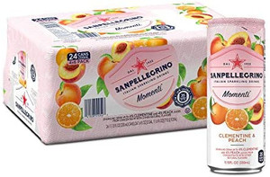 lot 9655 image: San Pellegrino Momenti Clementine & Peach Cans Unknown Amount