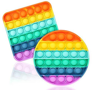 lot 9679 image: ASONA Push Bubble Fidget Toys Rainbow