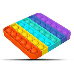 lot 9723 image: Push Pop Bubble Fidget Sensory Toy Autism Special Needs Anxiety Stress Reliever Silicone Stress Reliever Toy, Squeeze Sensory Toys for Kids, Adults,Family and Friends
