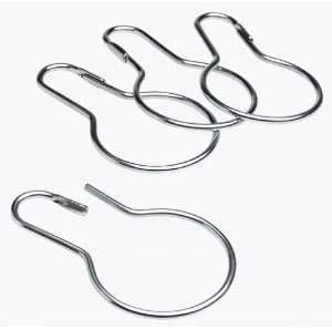 lot 9727 image: Levolor Kirsch Shower Curtain Rings Hooks 100 Metal Shower Ring