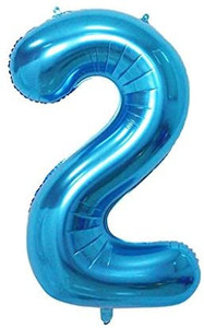 lot 9756 image: 2 Number Balloon Blue Big Number Balloons 40 Inch kit for Happy Birthday Party Decorations Foil Mylar Helium Baby Shower