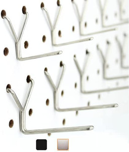 lot 9821 image: Pegboard Hooks 100-Pack
